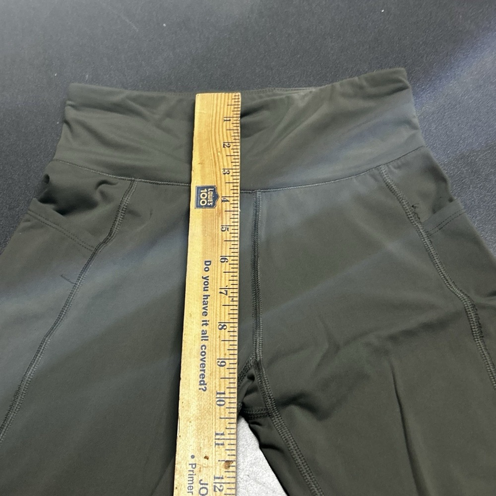 Aeropostale Green Leggings Women's Size Small EUC Solid Women - Picture 5 of 8